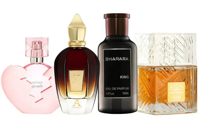 Set de 4 parfumuri | Thank u Next, King, Alexandria 2, Khamrah